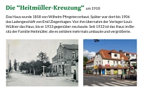 Die "Heitmüller-Kreuzung" Kaufhaus Heitmüller © Tourismus-Service Wennigsen