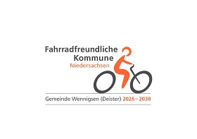 Logo Fahrradfreundliche Kommune Gemeinde Wennigsen (Deister) Logo Fahrradfreundliche Kommune © Niedersächsisches Ministerium für Wirtschaft, Verkehr und Bauen (MW)