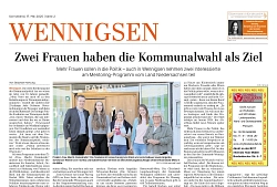 Zeitungsartikel Mentoring 17.05.2025 Zeitungsartikel Mentoring 17.05.2025